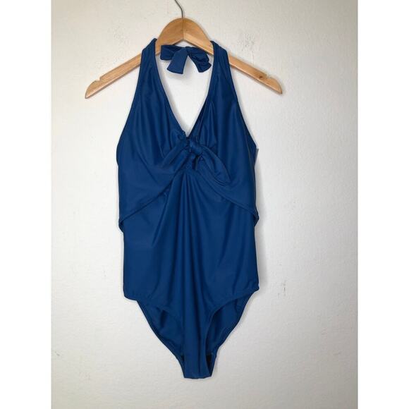 Motherhood Bounceback One-piece Swimsuit Shaping Slimming Green Size: M Beach - Picture 12 of 12